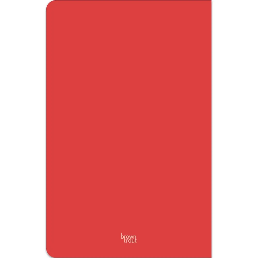 Journals|BrownTrout Pantone Soft Cover Journal, 5.25" x 8.25", Red, 192 Pages (9781975480561)