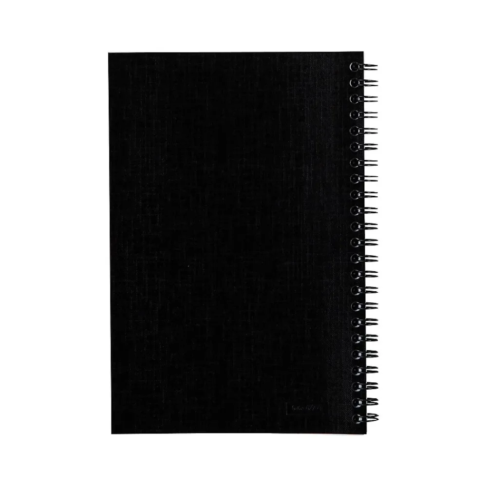 Subject Notebooks|Cambridge 1-Subject Notebooks, 5" x 8", Wide Ruled, 80 Sheets, Black (06074)