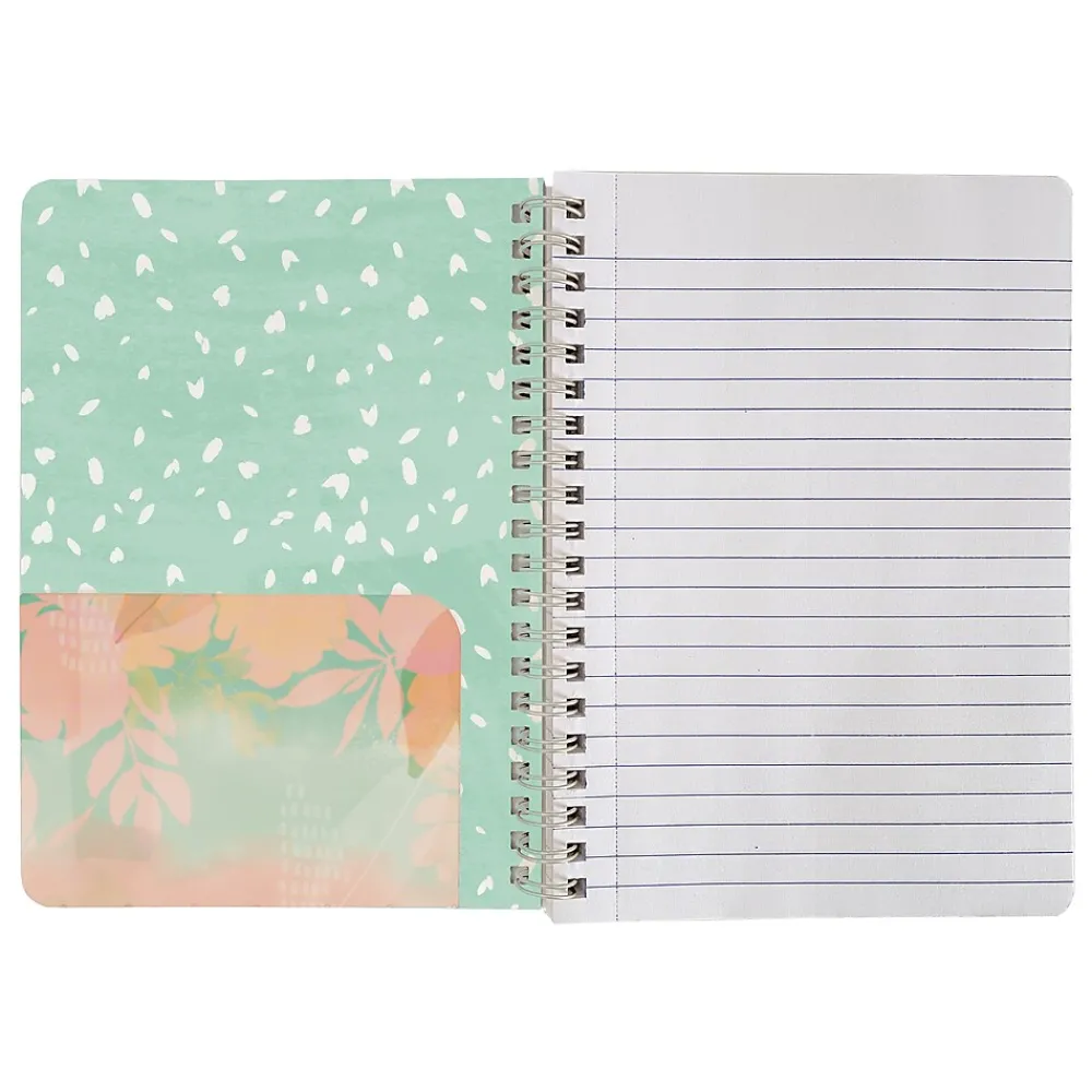Subject Notebooks|Carolina Pad Silver Lining 1-Subject Pocket Notebook, 5" x 7", College Ruled, 80 Sheets (35000)