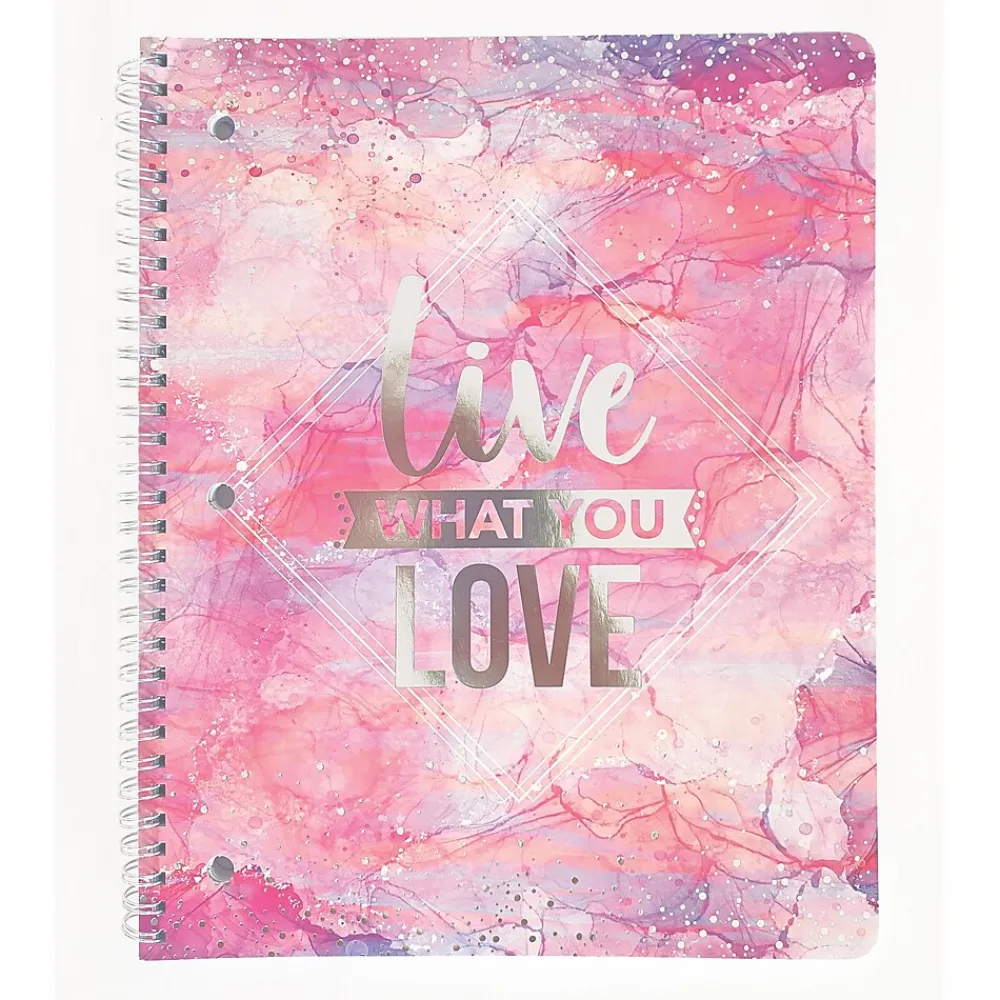 Subject Notebooks|Carolina Pad Silver Lining 1-Subject Notebook, 8.5" x 10.5", College-Ruled, 80 Sheets (00001)