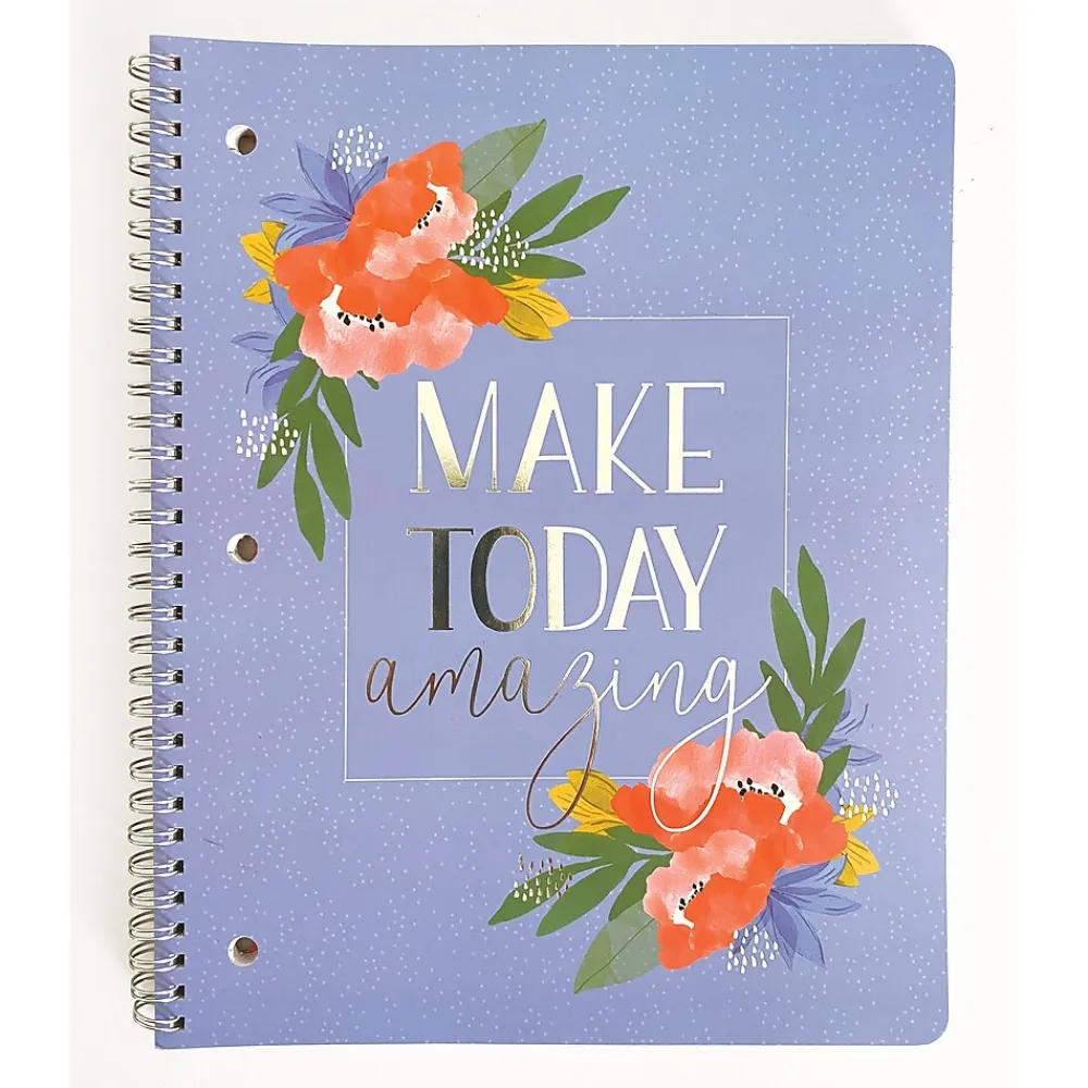 Subject Notebooks|Carolina Pad Silver Lining 1-Subject Notebook, 8.5" x 10.5", College-Ruled, 80 Sheets (00001)