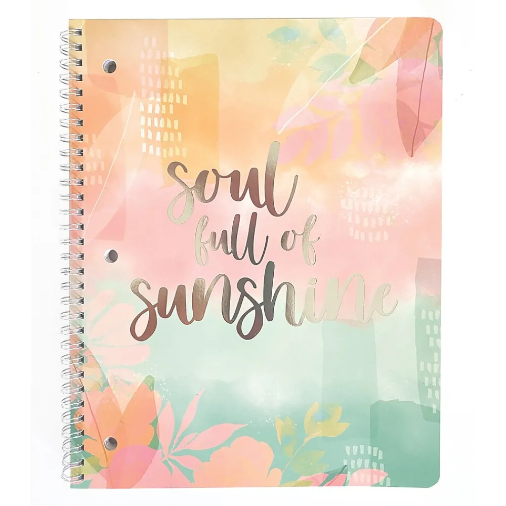 Subject Notebooks|Carolina Pad Silver Lining 1-Subject Notebook, 8.5" x 10.5", College-Ruled, 80 Sheets (00001)