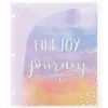 Pocket Folders|Carolina Pad Silver Lining Glossy 3-Hole Punched 6-Pocket Folder, Multicolor (93002)
