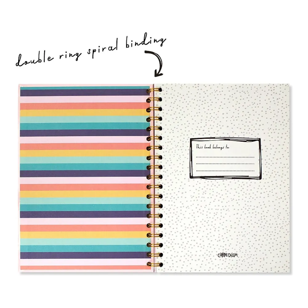 Subject Notebooks|Carpe Diem Ballerina Pink 1-Subject Notebook, 7.5" x 9.75", Wide-Ruled, 80 Sheets, Pink (9376-CD)