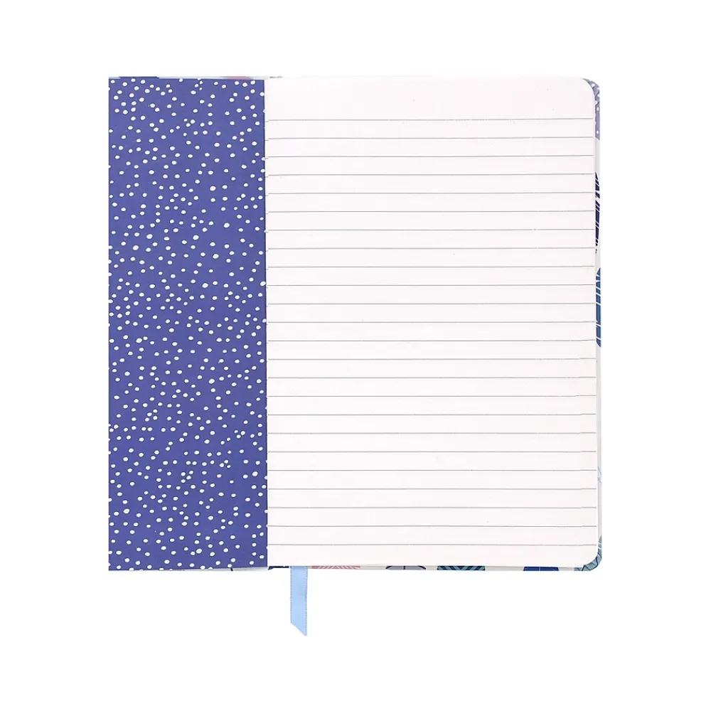 Journals|Carpe Diem Feathers Journal, 5.24" x 8.27", Wide-Ruled, Multicolor, 192 Pages (9373-CD)