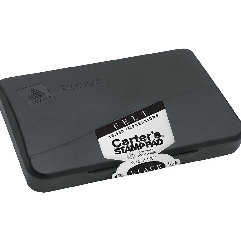Stamps & Stamp Pads|Carter's Felt Stamp Pads, Black Ink (21081)