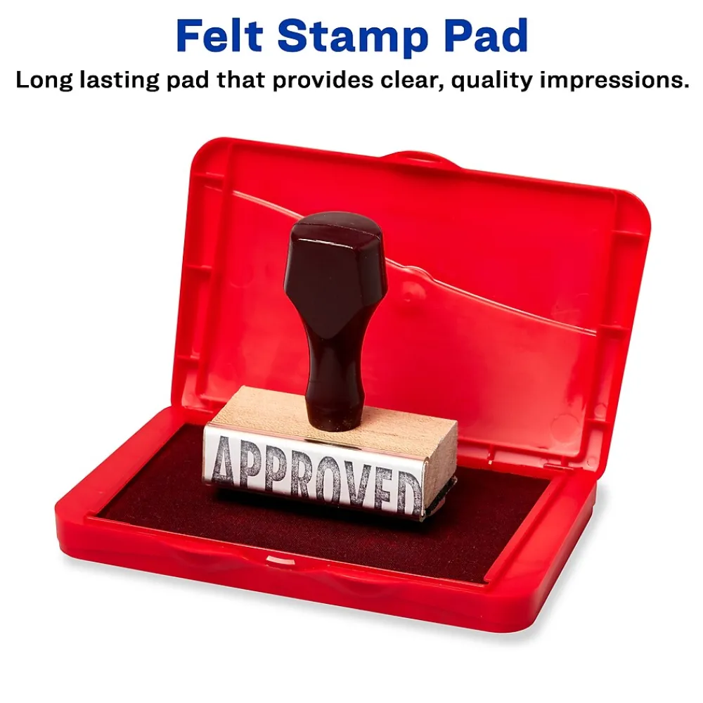 Stamps & Stamp Pads|Carter's Felt Stamp Pads, Black Ink (21081)