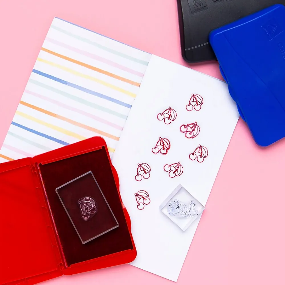Stamps & Stamp Pads|Carter's Felt Stamp Pads, Red Ink (21070)