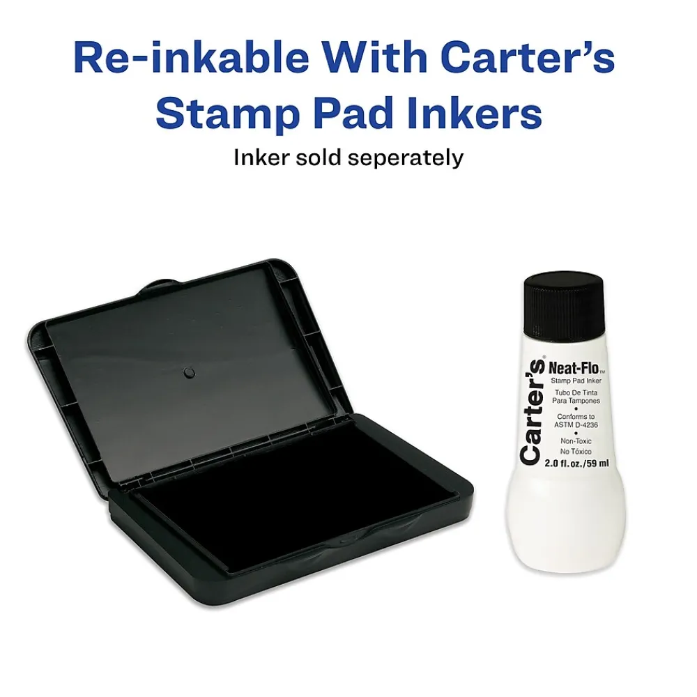 Stamps & Stamp Pads|Carter's Stamp Pads, Black Ink (AVE21281)