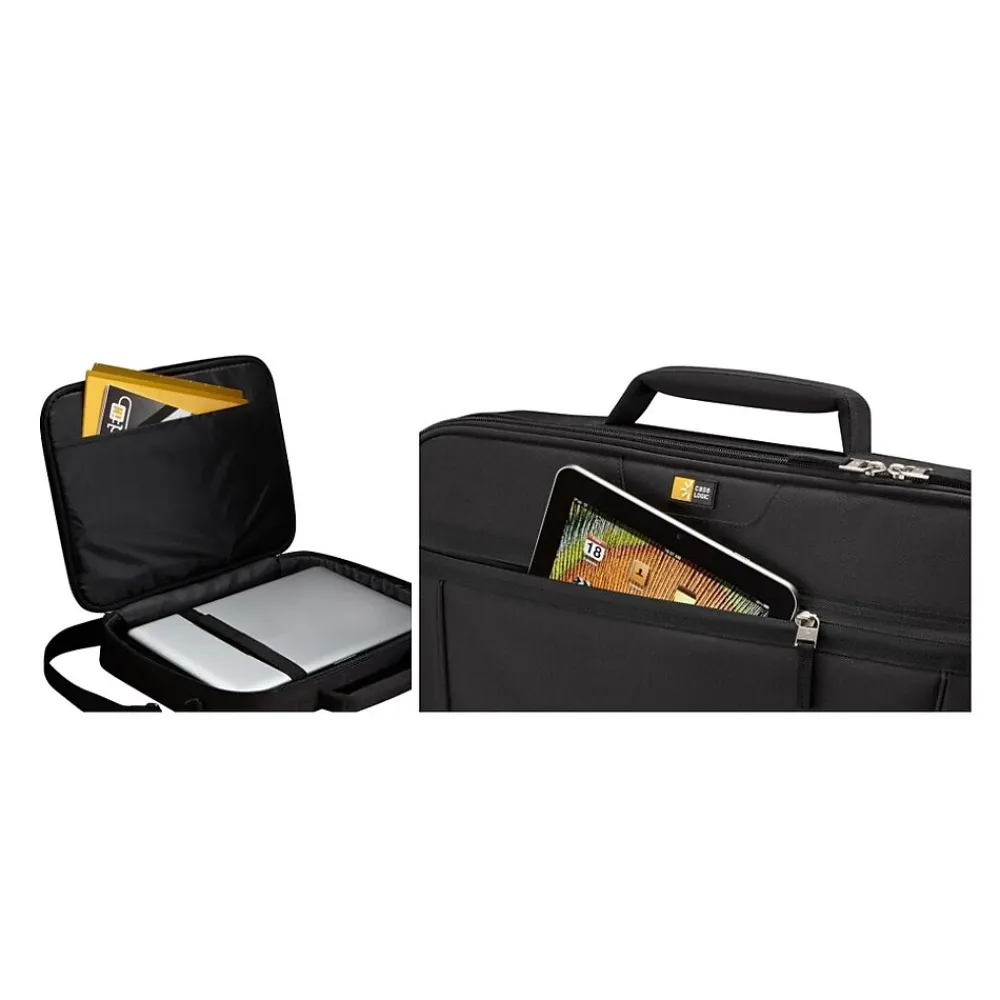Laptop Bags|Case Logic 15.6" Polyester Laptop Bag, Black (3201491)