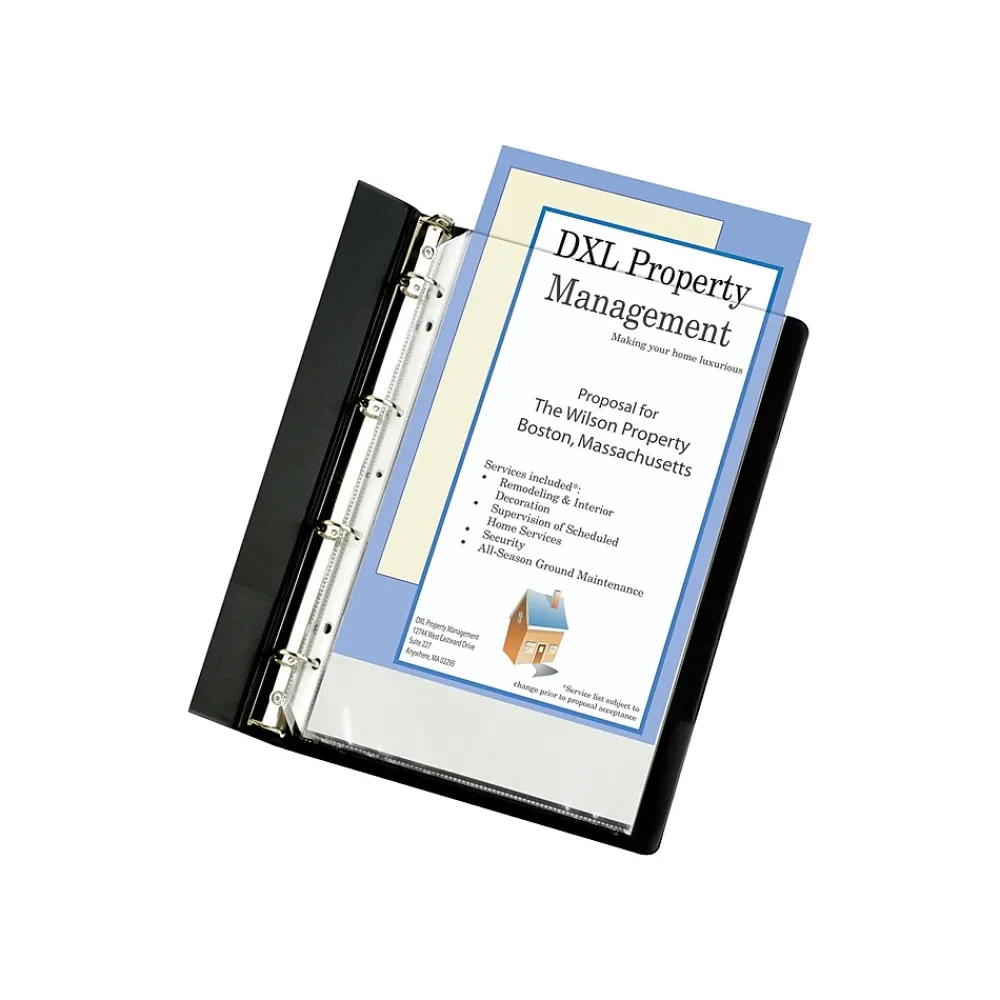 Sheet Protectors|C-Line Heavyweight Polypropylene/PP Sheet Protectors, Clear, 50/Box (62047)