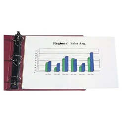 Sheet Protectors|C-Line Panoramic Fold-Out Sheet Protectors, Heavyweight, 11" x 17", Clear, 25/Box (62237)