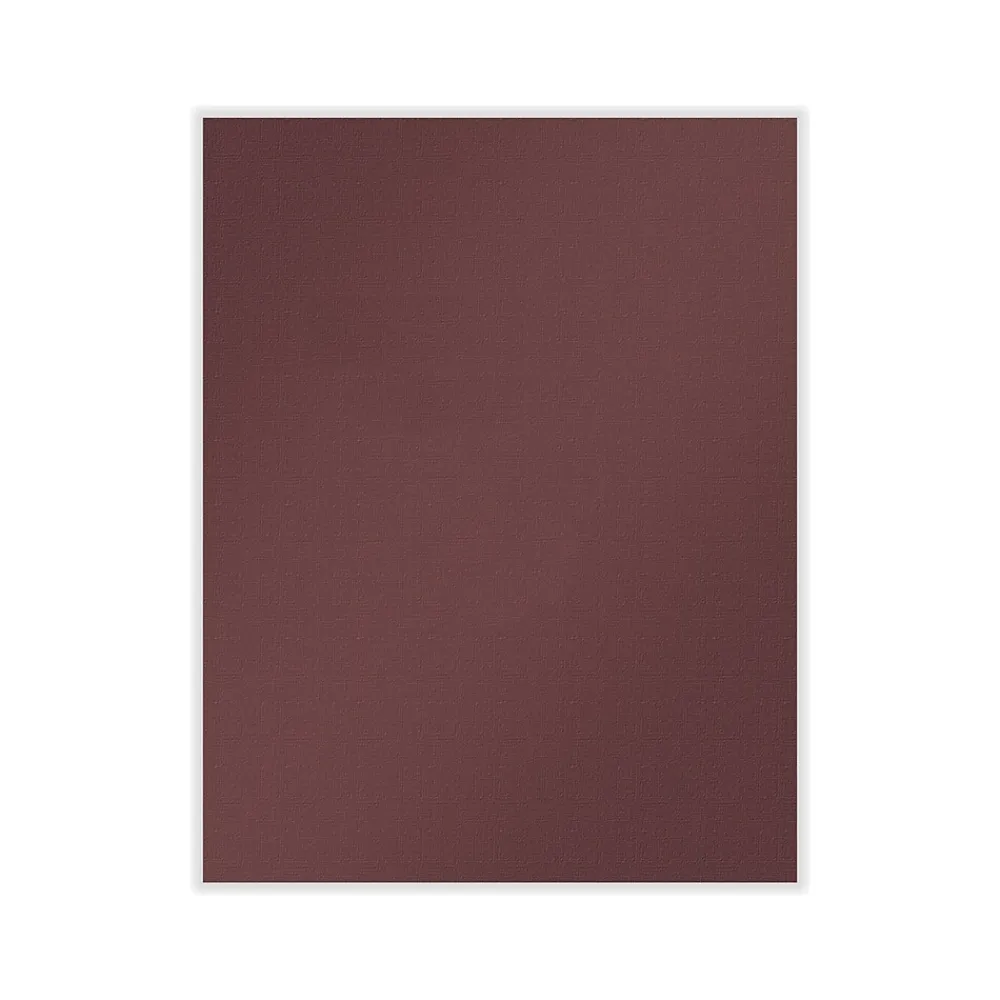 Pocket Folders|ComplyRight Single-Window Tax Presentation Folder, Burgundy, 50/Pack (PBW24)