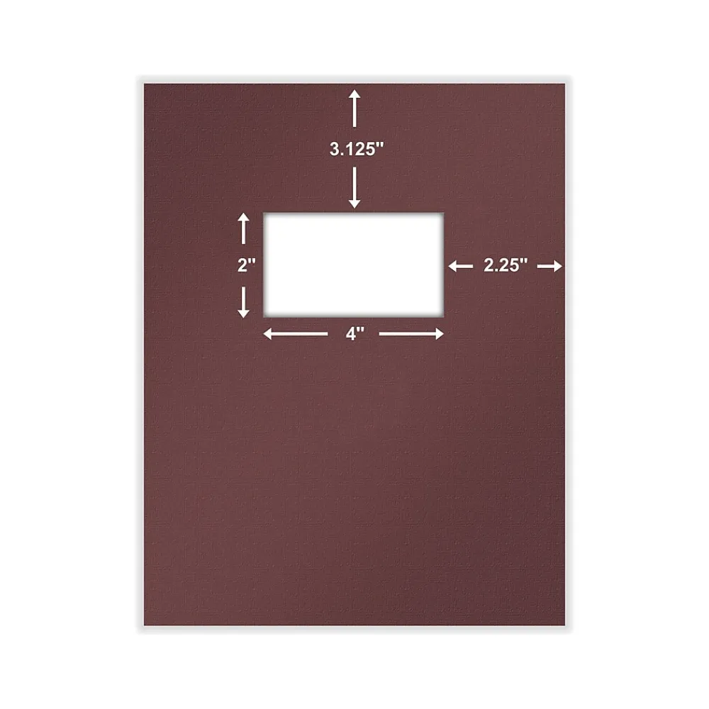 Pocket Folders|ComplyRight Single-Window Tax Presentation Folder, Burgundy, 50/Pack (PBW24)