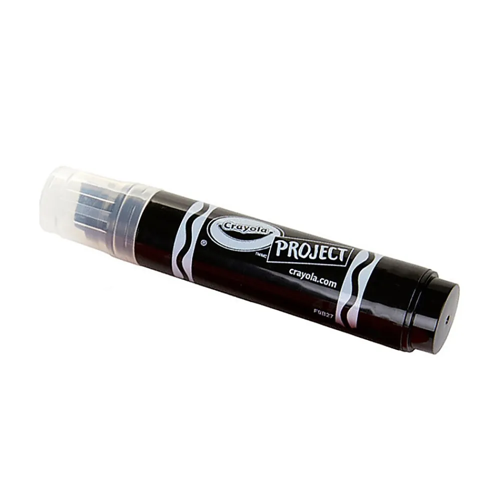 Markers|Crayola Project XL Tank Washable Poster Marker, Chisel Tip, Black Ink (58-8360)