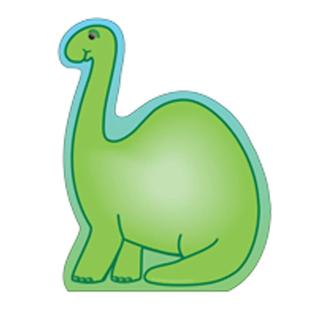 Notepads|Creative Shapes Dinosaur Memo Pad, Multicolor, 6/Bundle (SE-1933-6)