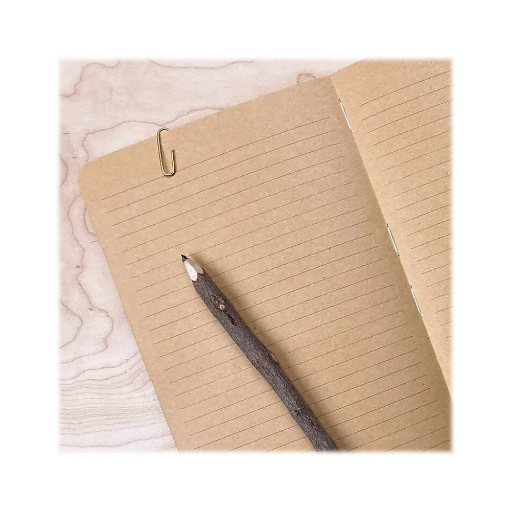 Notebooks|Denik Desert Bloom Lay-Flat Notebook, 5.25" x 8.25", Lined Ruled, 72 Sheets, Kraft (KLC1166KL)