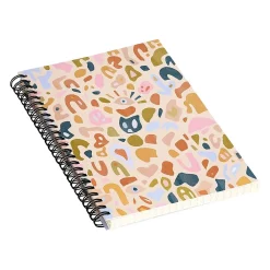 Notebooks|DENY Designs Abstract Paper Cuts by Alja Horvat Notebook, 5.5" x 8.25", Dotted, 40 Sheets, Multicolor (72892-nobs01)