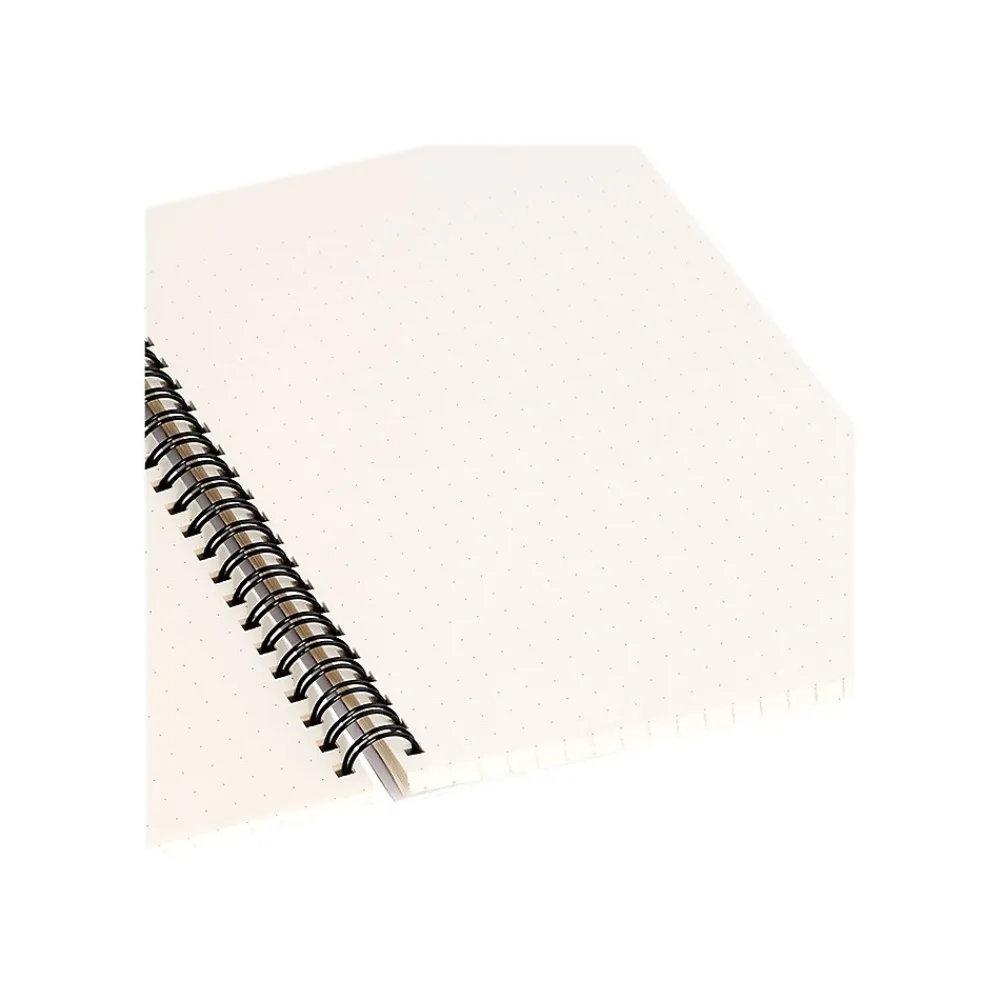 Notebooks|DENY Designs Anemones by the Colour Study Professional Notebooks, 5.5" x 8.25", Dotted, 40 Sheets, White (70286-NOBS01)