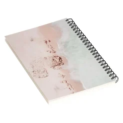 Notebooks|DENY Designs Beach Pink Champagne by Ingrid Beddoes Notebook, 5.5" x 8.25", Dotted, 40 Sheets, Multicolor
