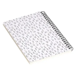 Notebooks|DENY Designs Hello Furry by Iveta Abolina Professional Notebooks, 5.5" x 8.25", Dotted, 40 Sheets, White (70333-NOBS01)