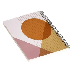 Notebooks|DENY Designs Horizon Lines by Morgan Kendall Professional Notebooks, 5.5" x 8.25", Dotted, 40 Sheets, Multicolor (72677-NOBS01)
