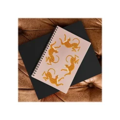 Notebooks|DENY Designs Leopard Race Pink by Megan Galante Professional Notebooks, 5.5