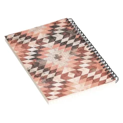 Notebooks|DENY Designs Native Coral Diamond by Holli Zollinger Notebook, 5.5" x 8.25", Dotted, 40 Sheets, Multicolor (67636-nobs01)
