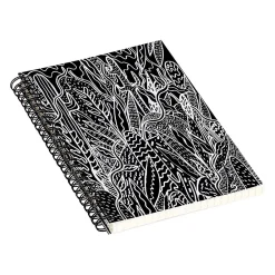 Notebooks|DENY Designs The Garden by Kris Tate Professional Notebooks, 5.5" x 8.25", Dotted, 40 Sheets, Black (58293-NOBS01)
