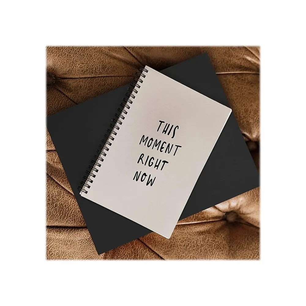 Notebooks|DENY Designs This Moment Right Now by Urban Wild Studio Notebook, 5.5" x 8.25", Dotted, 40 Sheets, Pink (70945-nobs01)