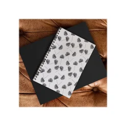 Notebooks|DENY Designs Woven Fan Palm In Gray by Little Arrow Design Co Notebook, 5.5