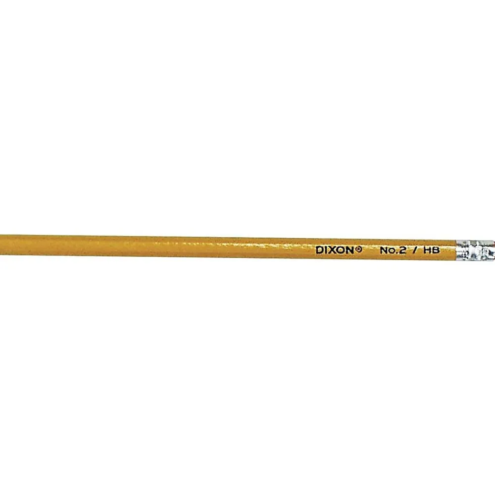Pencils|Dixon Wooden Pencil, 2.2mm, #2 Soft Lead, 144/Box (14412)
