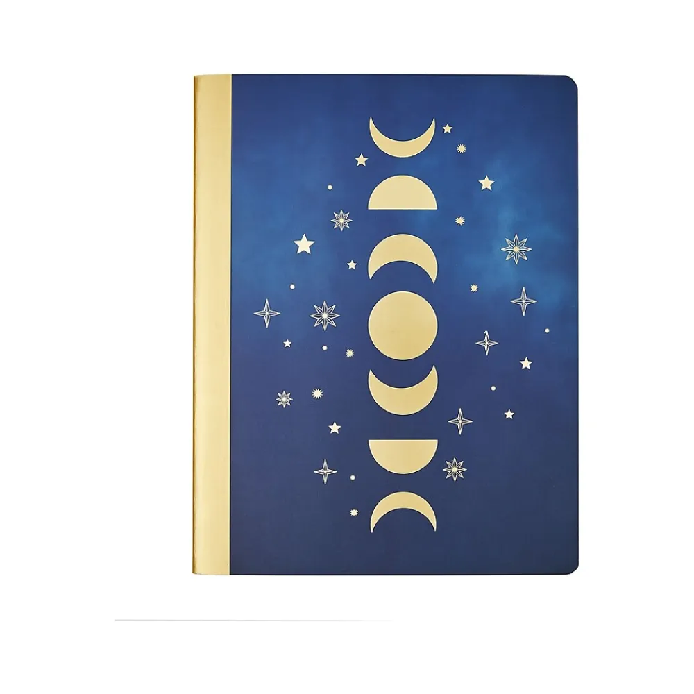 Composition Notebooks|Eccolo Composition Notebooks, 7.5" x 9.75", College-Ruled, 80 Sheets, Assorted Colors, 3/Pack (ST840A-3PACK)