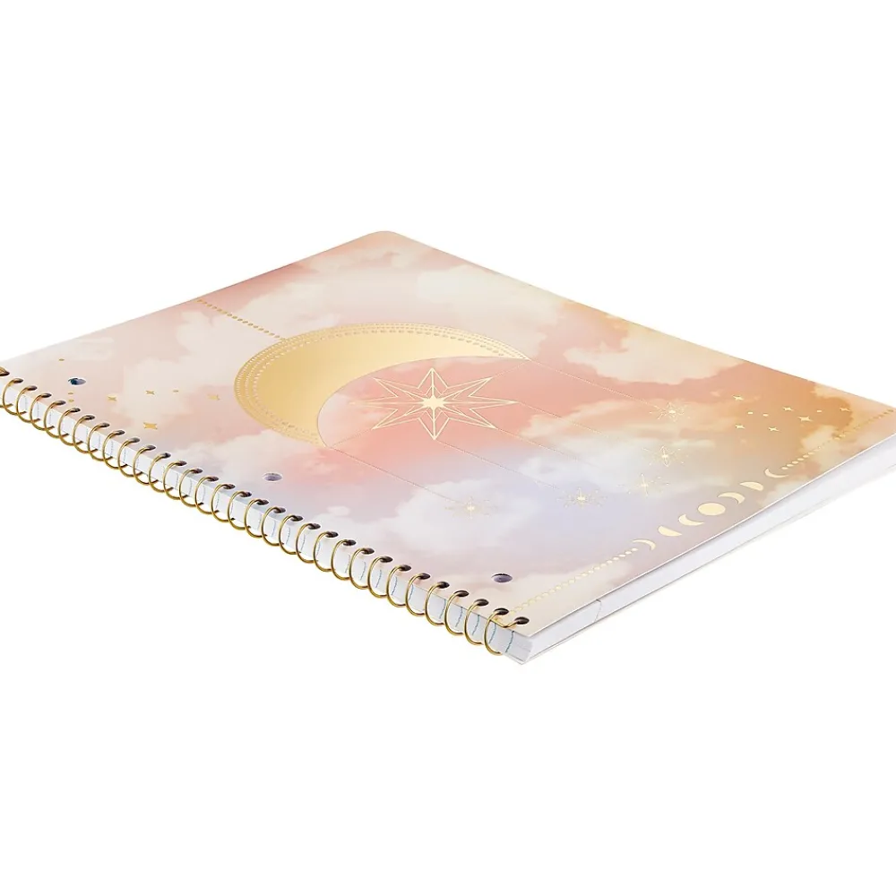 Subject Notebooks|Eccolo 1-Subject Notebooks, 8.5" x 11", College-Ruled, 80 Sheets, Assorted Colors, 3/Pack (ST839A-3PACK)