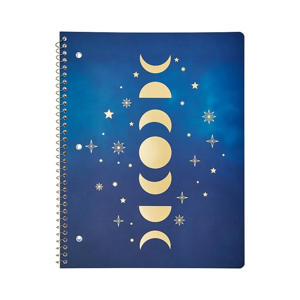 Subject Notebooks|Eccolo 1-Subject Notebooks, 8.5" x 11", College-Ruled, 80 Sheets, Assorted Colors, 3/Pack (ST839A-3PACK)