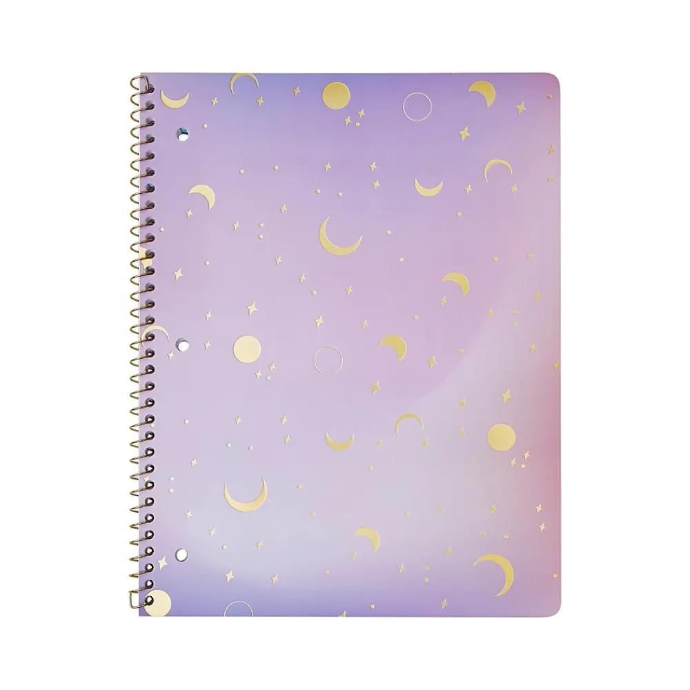 Subject Notebooks|Eccolo 1-Subject Notebooks, 8.5" x 11", College-Ruled, 80 Sheets, Assorted Colors, 3/Pack (ST839A-3PACK)