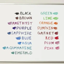 Markers|Expo Dry Erase Markers, Chisel Tip, Assorted, 4/Pack (81029)