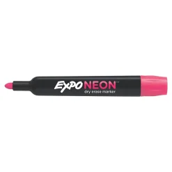 Markers|Expo Neon Window Dry Erase Markers, Bullet Tip, Assorted, 5/Pack (1752226)