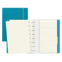 Notebooks|Filofax A5 Classic Bright 4-Subject Professional Notebooks, 5.8" x 8.25", College Ruled, 56 Sheets, Blue (B115012U)