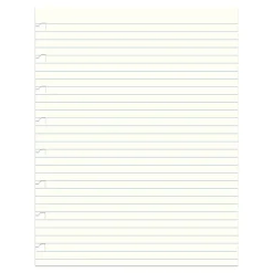 Notebooks|Filofax A5 1-Subject Professional Notebooks, 5.5" x 8.5", College Ruled, 32 Sheets, White (B152008U)