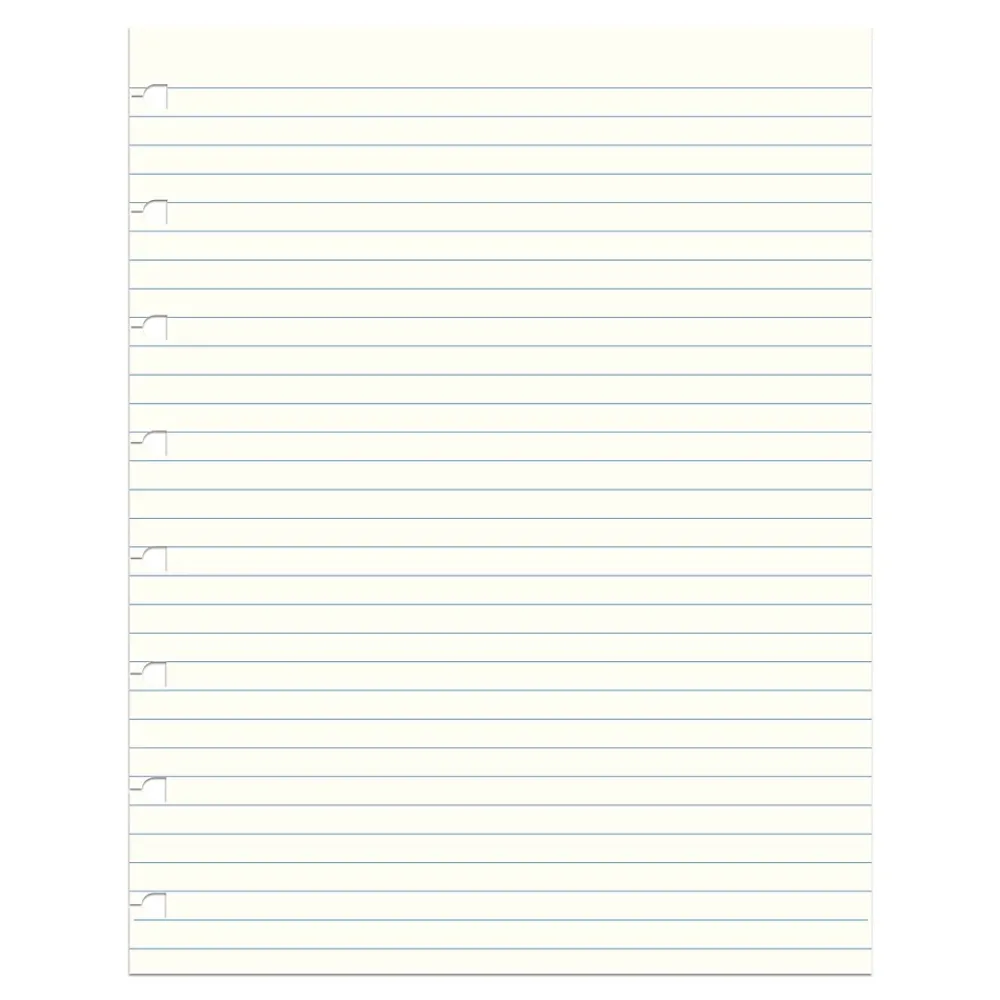 Notebooks|Filofax A5 1-Subject Professional Notebooks, 5.5" x 8.5", College Ruled, 32 Sheets, White (B152008U)