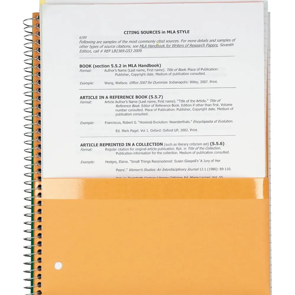 Subject Notebooks|Five Star 1-Subject Notebook, 8.5" x 11", College Ruled, 100 Sheets, (72057) Black