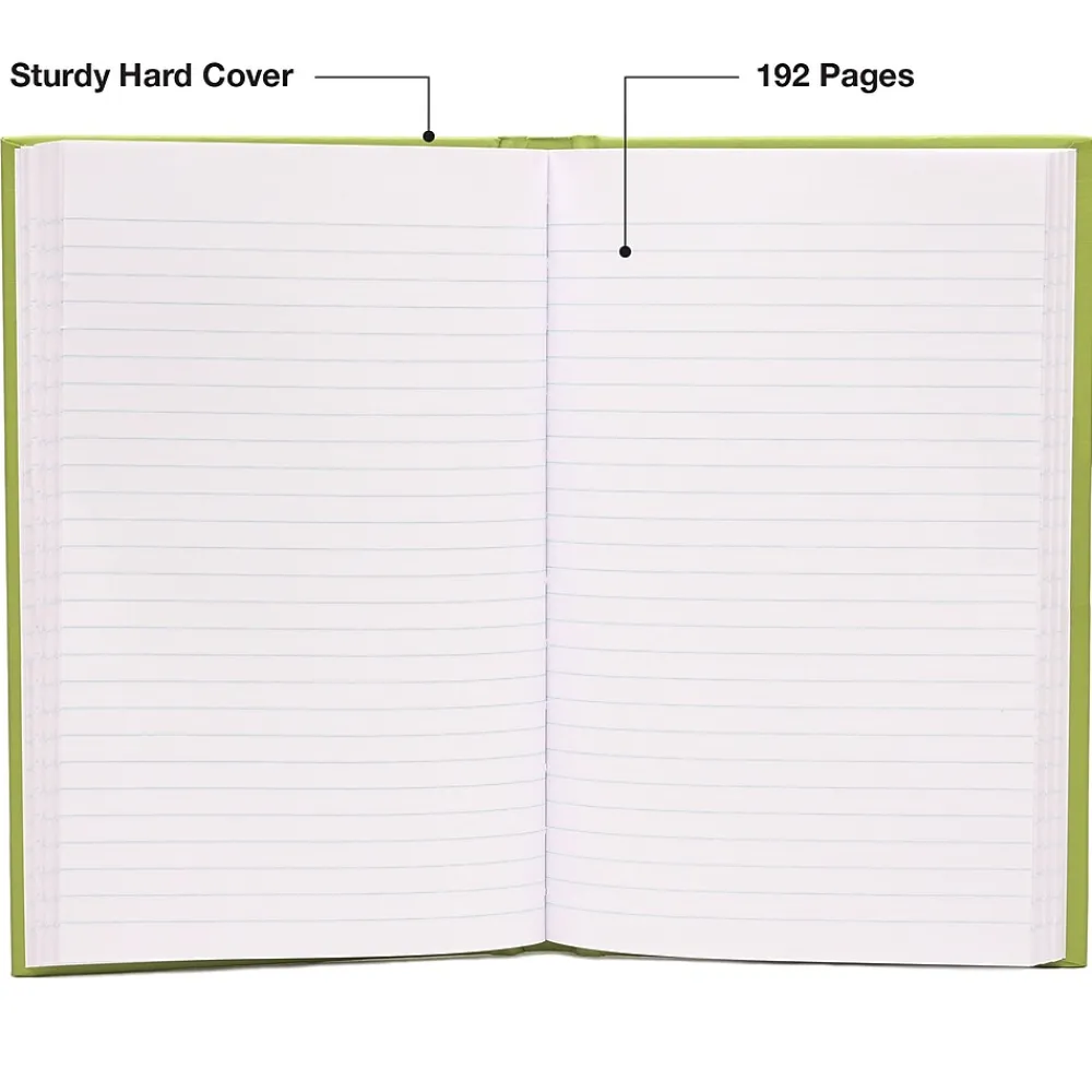 Subject Notebooks|Global Printed Products Tactical Military Notebook, 5.5" x 8", 192 Sheets, Green, 5/Pack (GPP-0117-5)