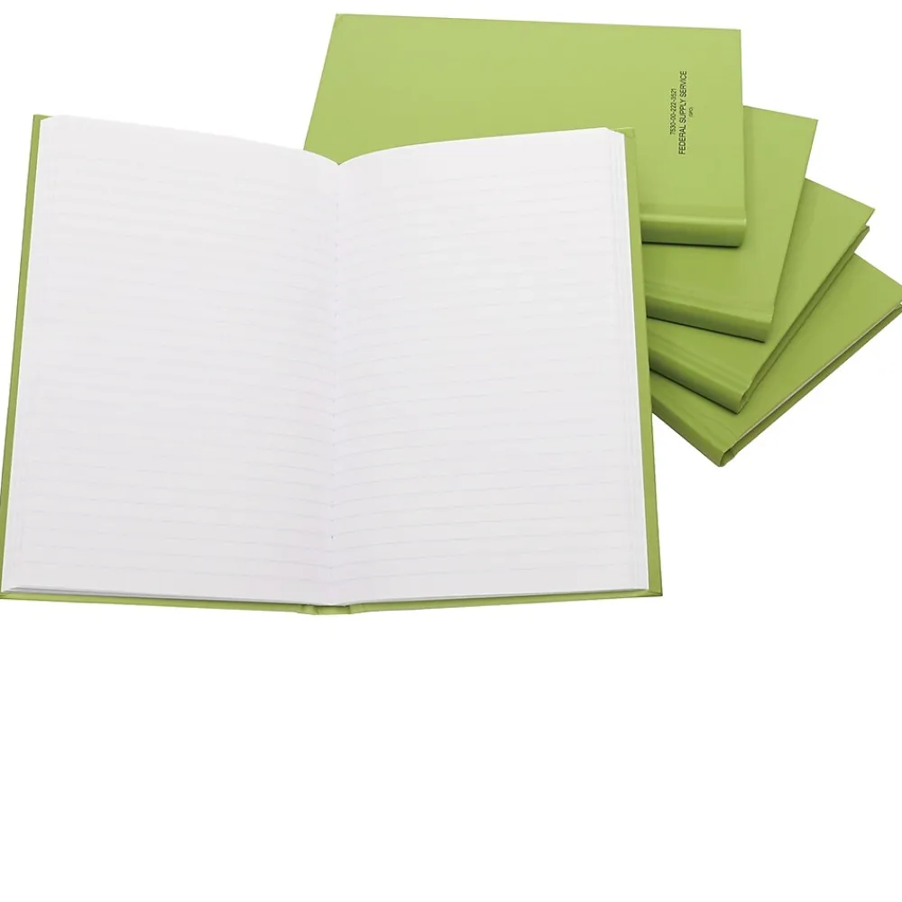 Subject Notebooks|Global Printed Products Tactical Military Notebook, 5.5" x 8", 192 Sheets, Green, 5/Pack (GPP-0117-5)