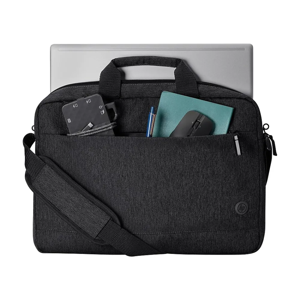 Laptop Bags|HP Prelude Pro 15.6" Fabric Laptop Bag, Black (1X645AA)