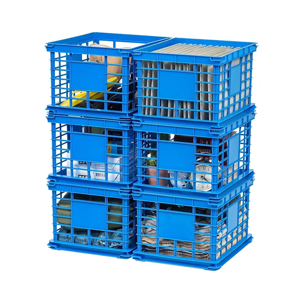 File Storage|Iris Storage Crate, Blue (SC-LL Blue)