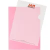 Sheet Protectors|JAM Paper Plastic Sleeves, 9" x 12", Red, 120/Pack (2226316989B)