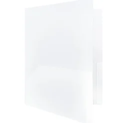 Pocket Folders|JAM Paper POP 2-Pocket Presentation Folder, Clear, 2/Box (382ECLDB)