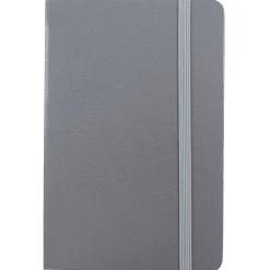 Notebooks|JAM Paper Professional Notebooks, 5.8" x 8.3", Wide Ruled, 70 Sheets, Gray/Silver (340528858)