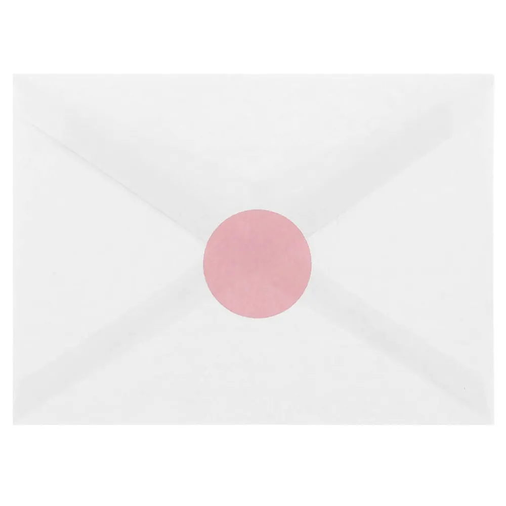 Labels|JAM Paper Round Label Sticker Seals, 1 2/3", , 24 Labels/Sheet, 5 Sheets/Pack (147628279) Baby Pink